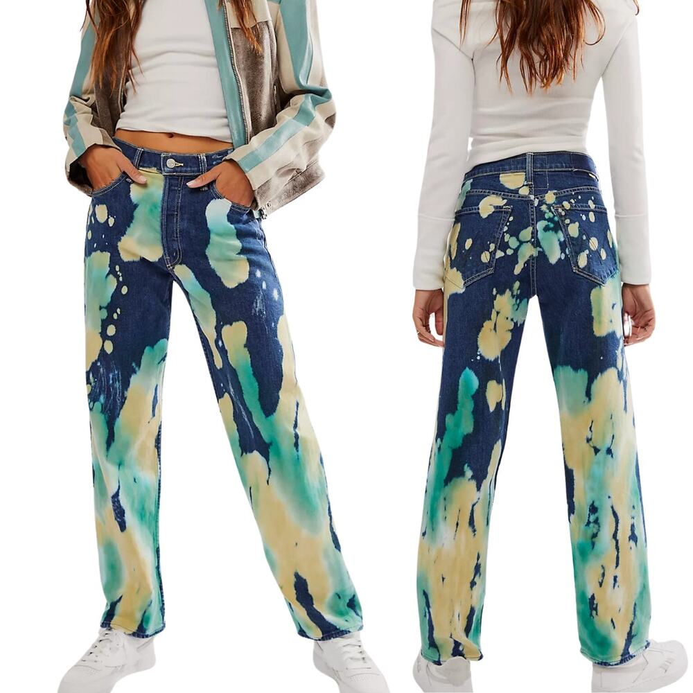 Mother The Thrasher Flood Jeans Lava Lamp NEW High Rise Straight Denim Size 29